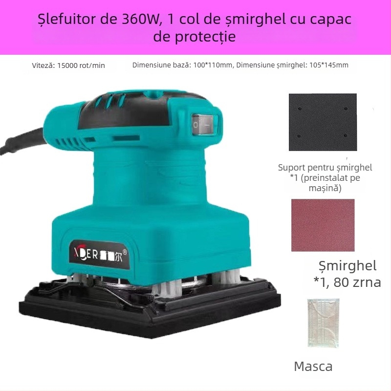 Șlefuitor plat pentru tâmplărie și polizor de finisare