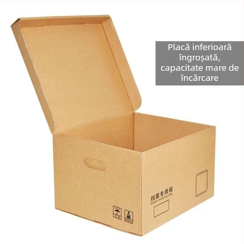 Cutie de depozitare din hârtie kraft pentru documente și evidențe financiare