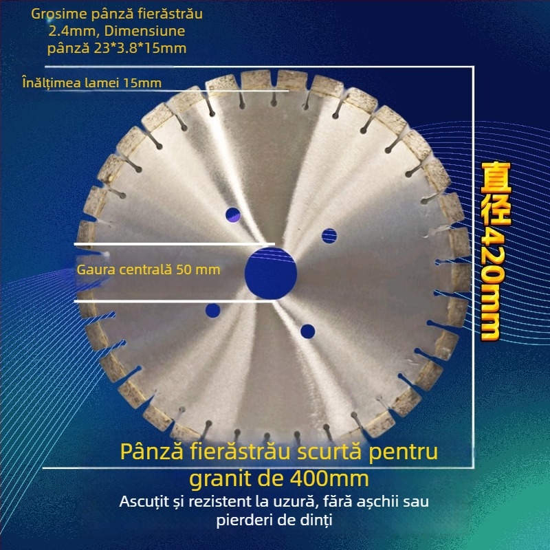 Disc circular din diamant pentru granit, ascuțit și durabil