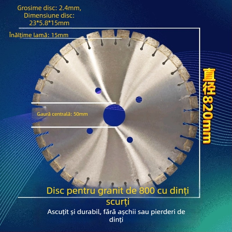 Disc circular din diamant pentru granit, ascuțit și durabil