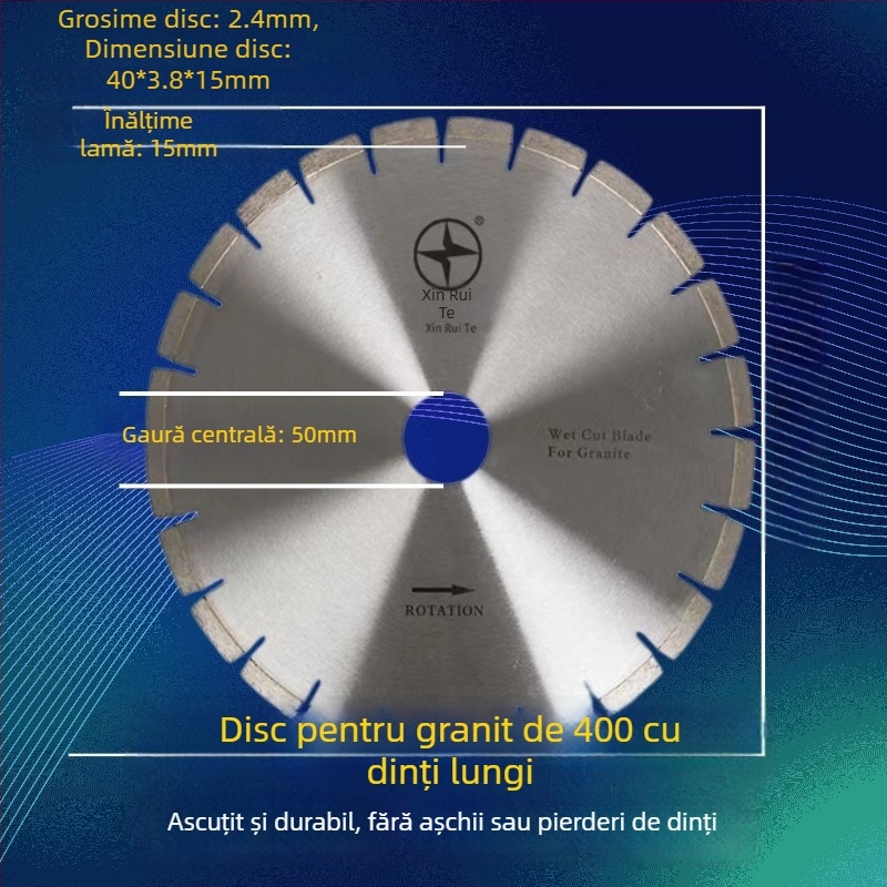 Disc circular din diamant pentru granit, ascuțit și durabil