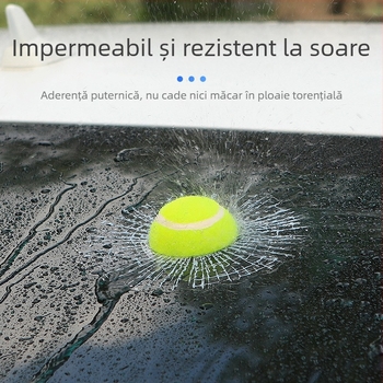 Autocolant 3D sferic pentru geamul mașinii, decor amuzant și creativ