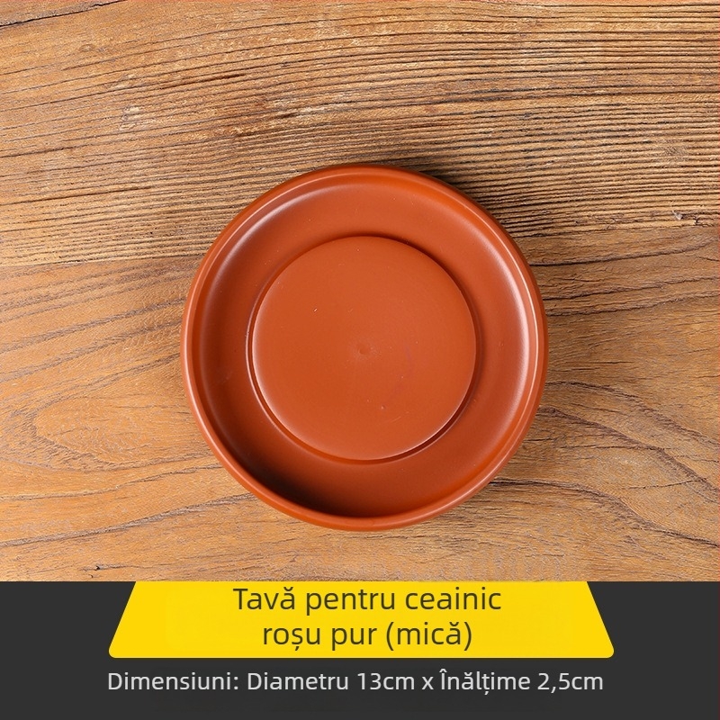 Suport mare pentru ceainic Zisha, bază ceramică – placă de susținere pentru ceremonia ceaiului