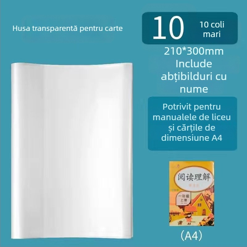 Husă de protecție impermeabilă pentru manuale 16K/A4 pentru învățământ primar – People's Education Edition