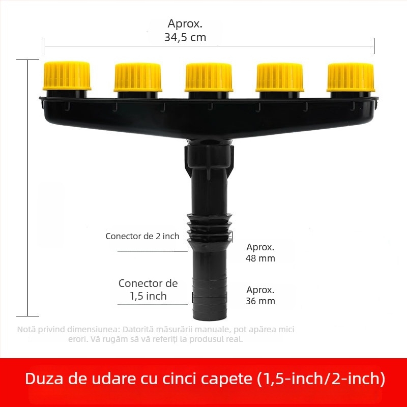 Duza de pulverizare pentru grădină, cu mai multe duze, pentru udarea plantelor acasă