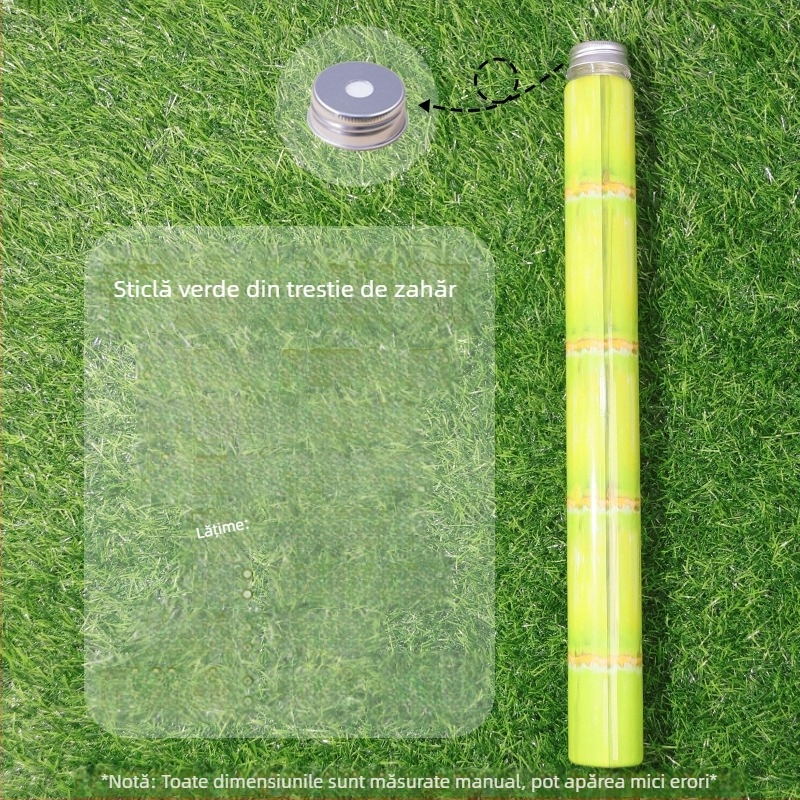 Sticlă PET transparentă, cu capac, de unică folosință, 700 ml, Sugarcane Milk Tea