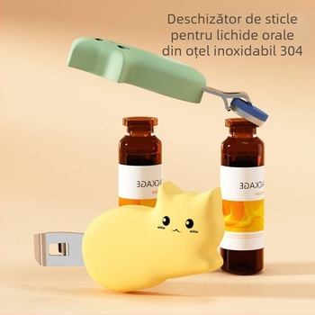 Deschizător magnetic pentru sticle – multifuncțional, pentru sticle de medicamente, capace din aluminiu și bere