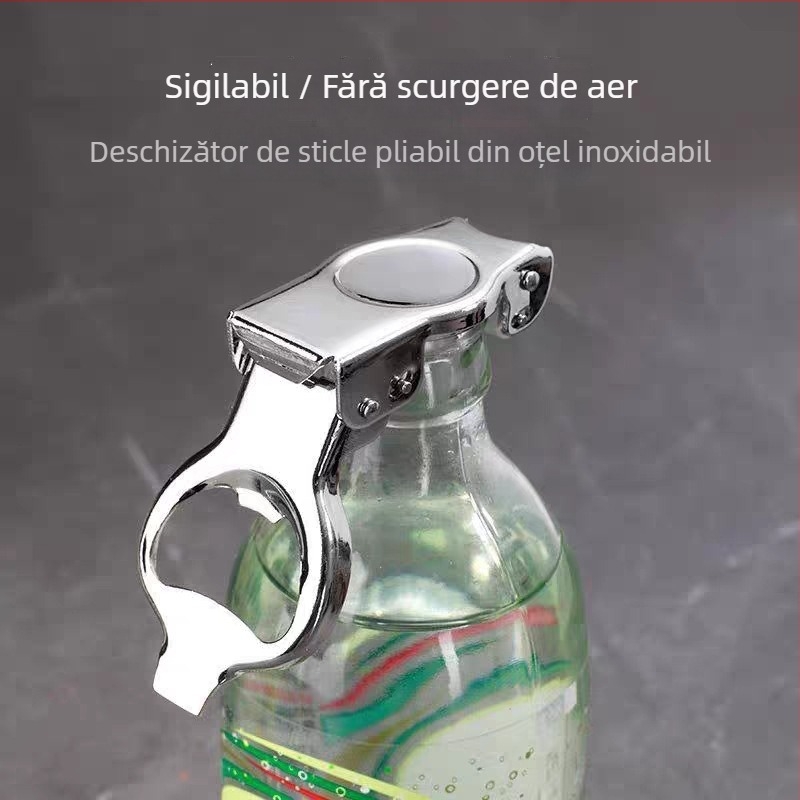 Deschizător de sticle multifuncțional din oțel inoxidabil