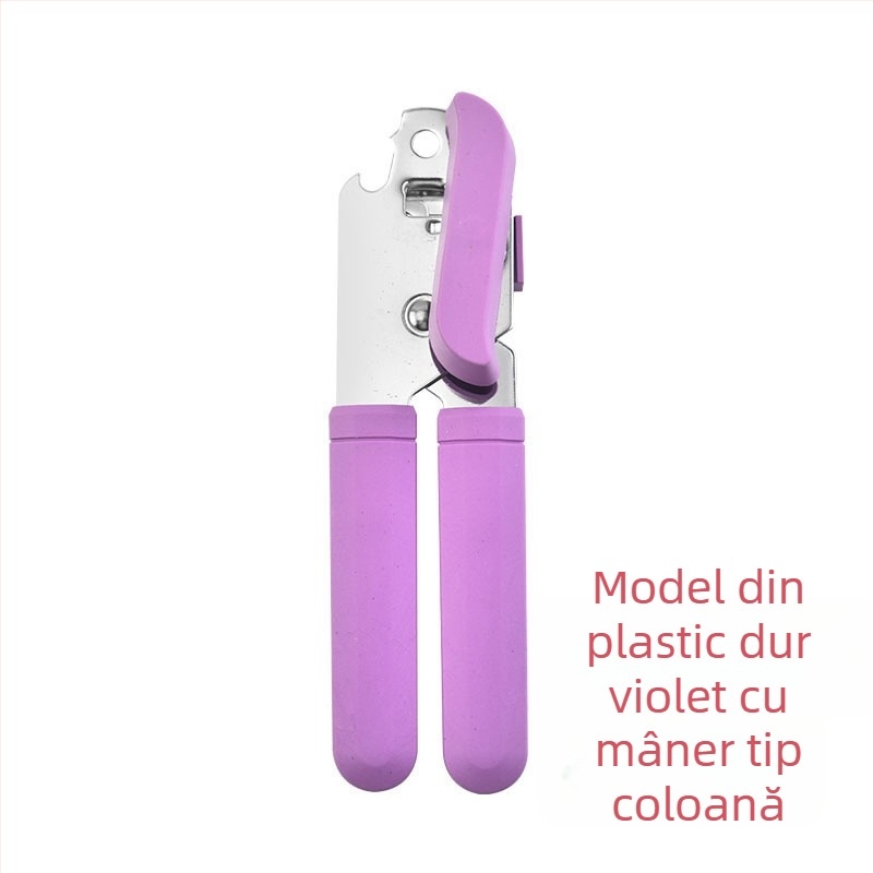 Deschizător multifuncțional din oțel inoxidabil pentru conserve și sticle, potrivit pentru conserve cu lapte de cocos, dimensiuni 22x4.5x4.5 cm
