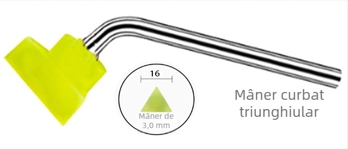 FS30 șlefuitor pneumatic cu mișcare reciprocă pentru polizare în spații înguste, suport tip deget pentru șmirghel