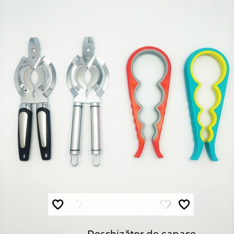 Deschizător multifuncțional pentru conserve și sticle, deschizător de capace – instrument de bucătărie din oțel inoxidabil