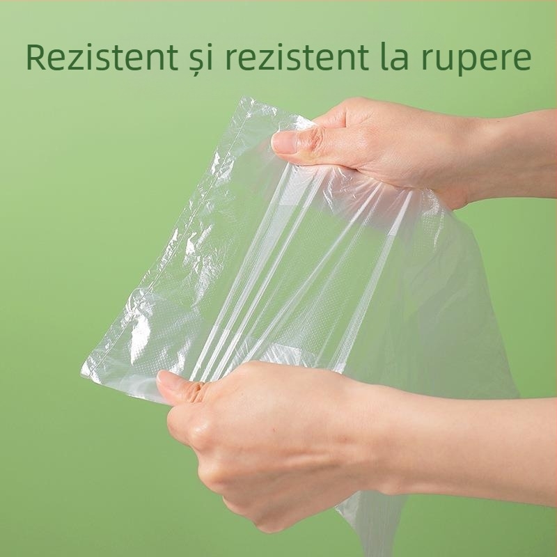 Set de pungi de conservare extractibile pentru uz casnic, pungi groase de unică folosință pentru bucătărie și frigider