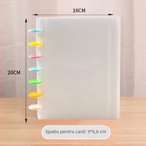 A4 My Little Pony album foto cu 4 cadrane, foi detașabile, stil Polaroid, 20 pagini, 20×16 cm