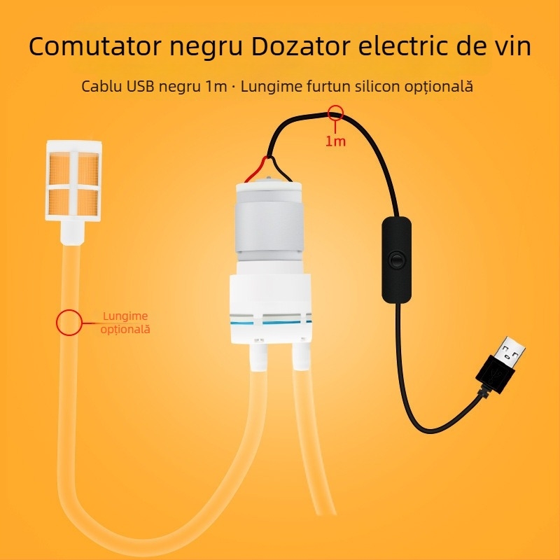 Extractor electric de vin, complet automat, pentru uz casnic