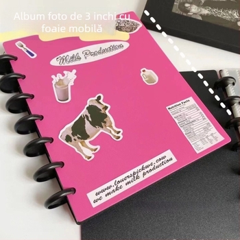 Album foto Polaroid cu patru compartimente pentru fotografii de 3 inch și carduri mici