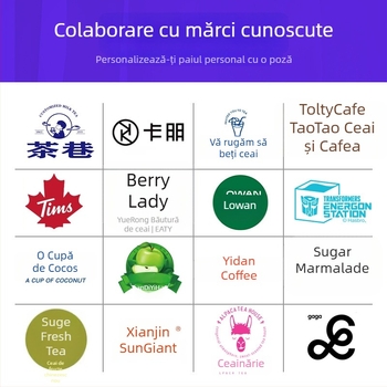 Cupe de hârtie cu logo personalizat pentru băuturi calde și reci, izolație cu pereți dubli, rezistență la temperaturi înalte, 601–700 ml, pachet de 1000 bucăți