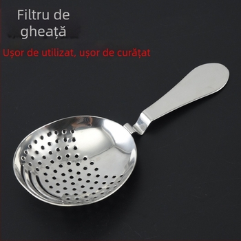 Separator de gheață din oțel inoxidabil pentru bar, filtru de gheață pentru cocktailuri, utilizare la domiciliu