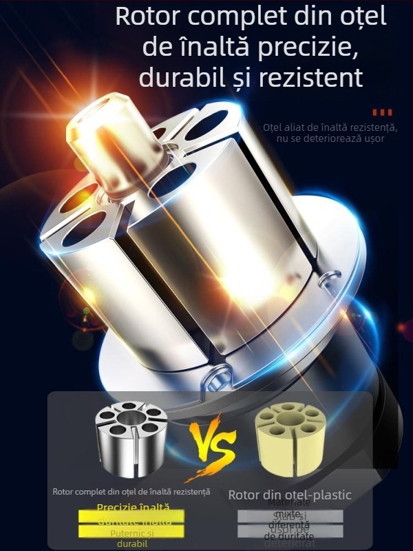 Polizor pneumatic, compact, pentru șlefuire uscată cu șmirguri, calitate industrială, polisare rapidă și aplicare de ceară pentru autovehicule, aspirator de praf