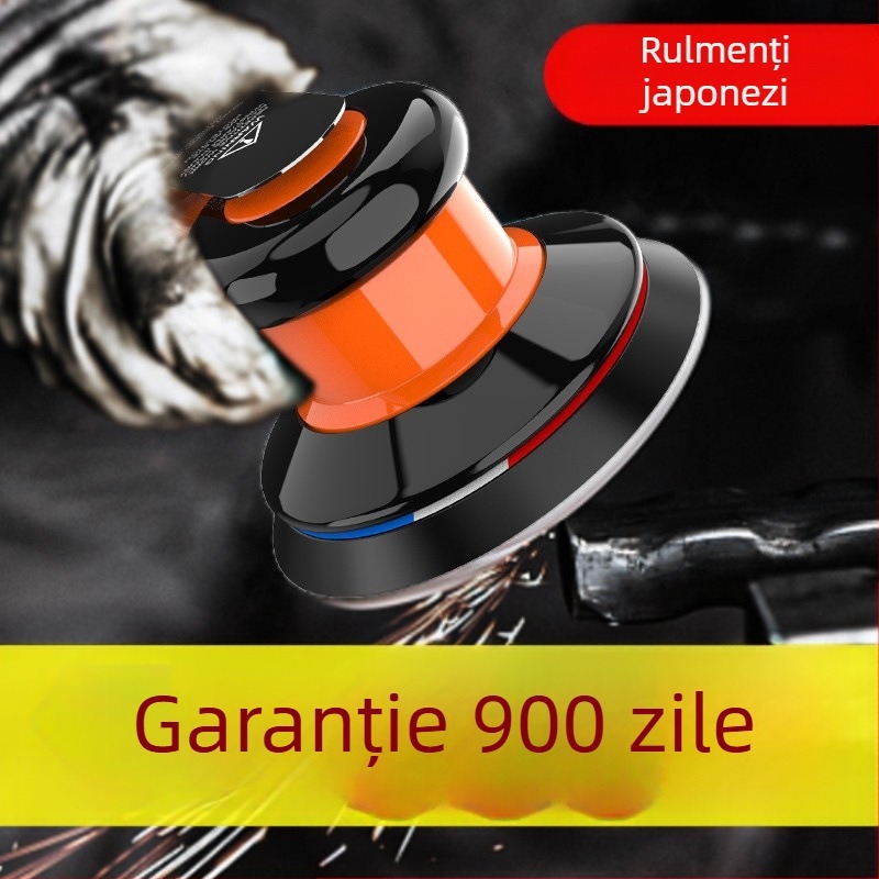 Polizor pneumatic, compact, pentru șlefuire uscată cu șmirguri, calitate industrială, polisare rapidă și aplicare de ceară pentru autovehicule, aspirator de praf