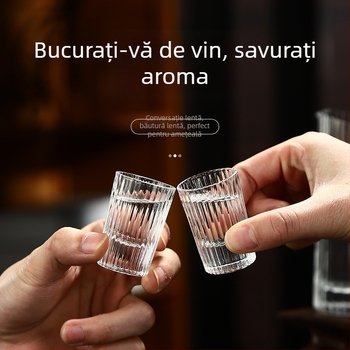 Set de pahare din cristal cu dozator, pentru uz casnic, pahare mici, veselă de băuturi în stil chinezesc, design creativ pentru porția individuală