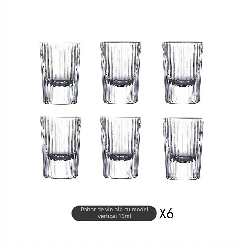 Set de pahare din cristal cu dozator, pentru uz casnic, pahare mici, veselă de băuturi în stil chinezesc, design creativ pentru porția individuală