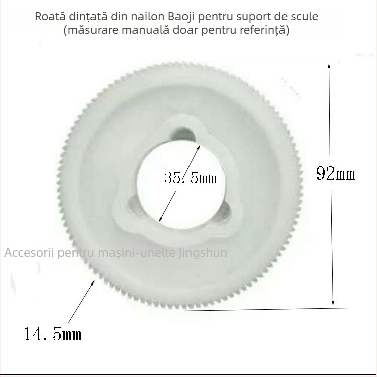 Alimentator pentru freză cu dinți din nylon și angrenaj din cauciuc, alimentare automată