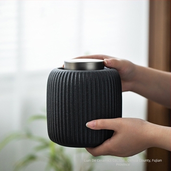 Recipient ceramic pentru ceai, sigilat pentru depozitare, mare pentru ceai negru și ceai verde
