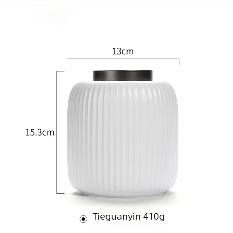 Recipient ceramic pentru ceai, sigilat pentru depozitare, mare pentru ceai negru și ceai verde