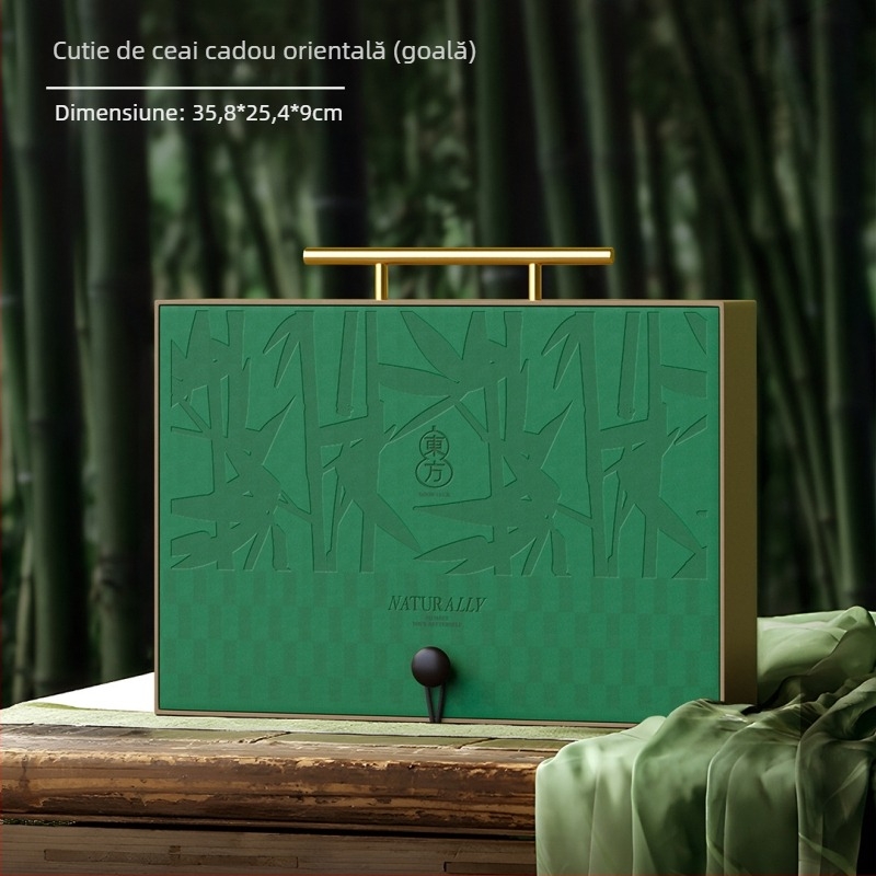 Cutie cadou de ambalare ceai (vidă) – cutie de cadou pentru ceaiuri negre, albe, Pu-erh și Jin Junmei
