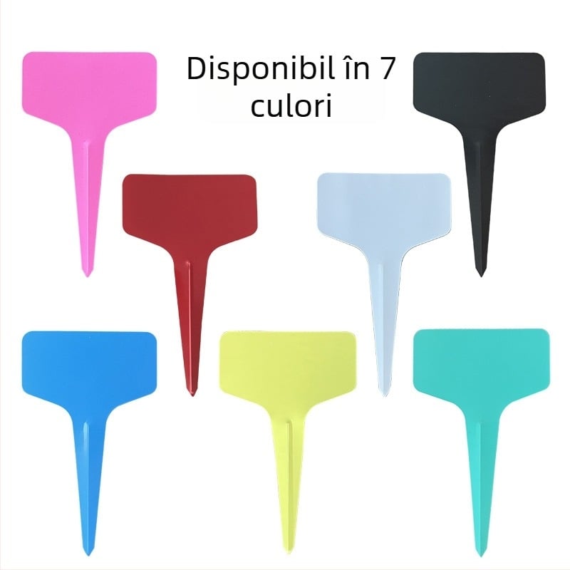 Etichete plastice pentru plante suculente, markere pentru ghivece, inserții groase pentru ghivece