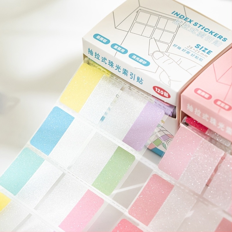 Zi xiu Etichete cu tragere pentru elevii din învățământul primar – foițe Post-it, 120 bucăți în cutie