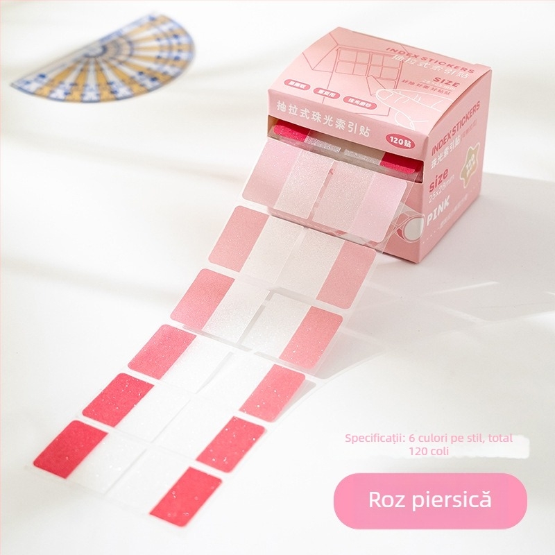 Zi xiu Etichete cu tragere pentru elevii din învățământul primar – foițe Post-it, 120 bucăți în cutie