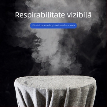 Set de bază din Modal pentru bărbați – top subțire cu gât rotund și pantaloni talie înaltă.