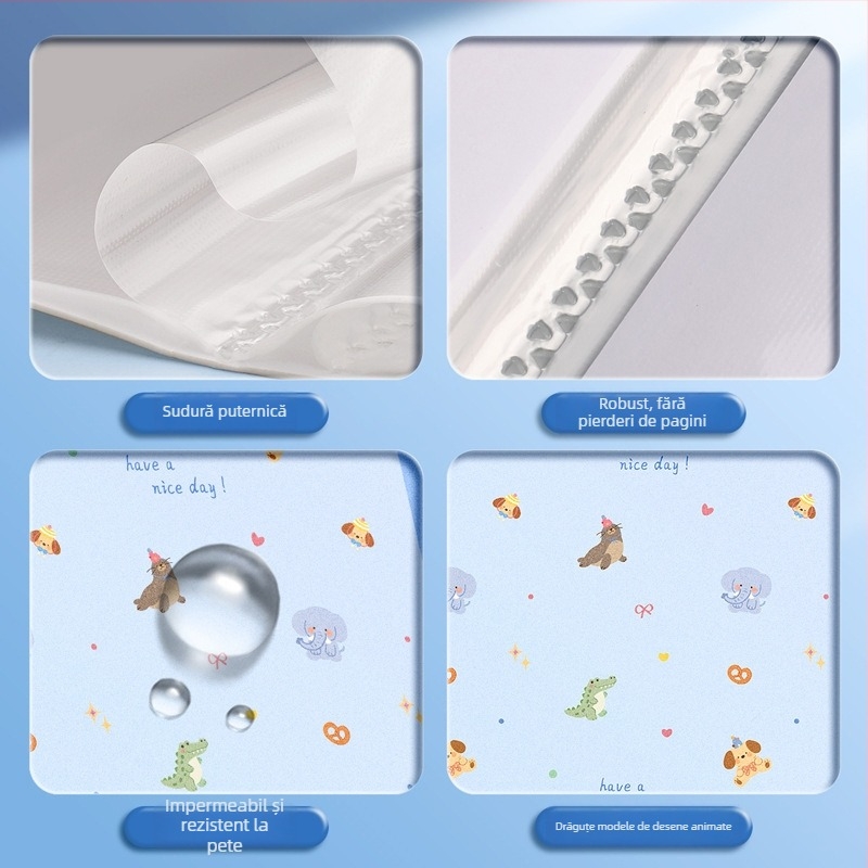 Carte de depozitare din plastic pentru certificate și documente: certificate pentru copii, înregistrări de informații, liste de verificare și rapoarte de controale prenatale