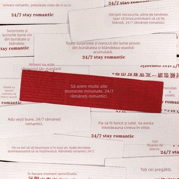 Set de autocolante pentru planner — romantic și neînfrânt, cu citate despre dragoste și autocolante artistice pentru jurnal