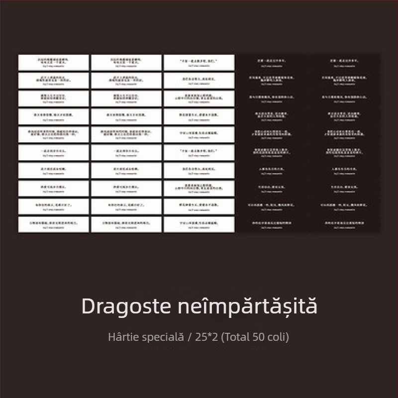 Set de autocolante pentru planner — romantic și neînfrânt, cu citate despre dragoste și autocolante artistice pentru jurnal