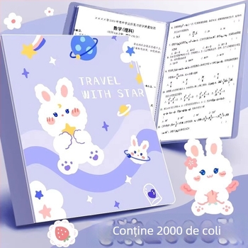 Fișier de înregistrare a creșterii la grădiniță, carte pentru colectarea certificatelor, pagini transparente inserabile, dosar A4