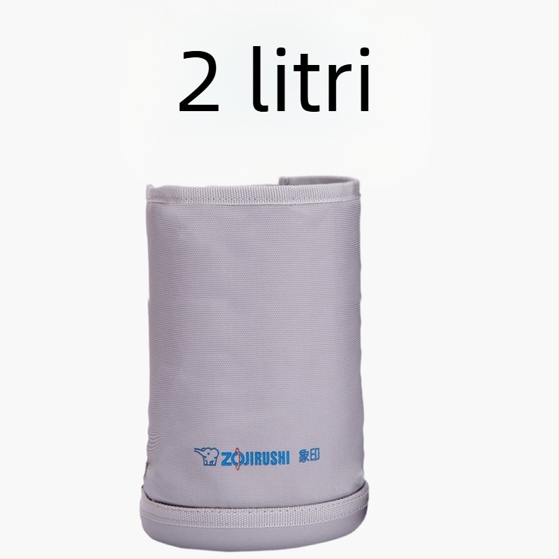 Termos Zojirushi CC20/CC15 pentru călătorii, husă de protecție exterioară și husă de ceșuță groasă