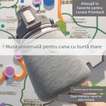 Husă de protecție pentru termos cu talie mare, potrivire universală pentru cești de 880 ml, protecție anti-cădere, pentru bărbați, femei și studenți
