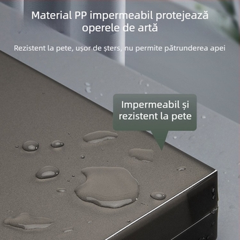 Geantă de depozitare pentru albume și hârtie de desen, dosar pentru schițe, carte de colecție a operelor de artă, geantă de mână mare
