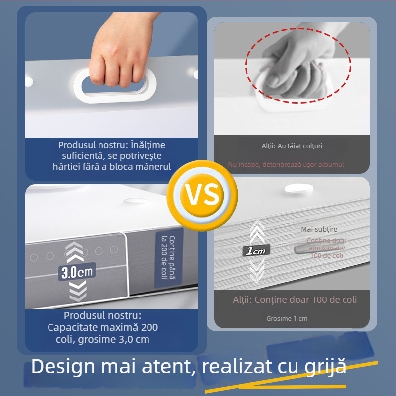 Geantă de depozitare pentru albume și hârtie de desen, dosar pentru schițe, carte de colecție a operelor de artă, geantă de mână mare
