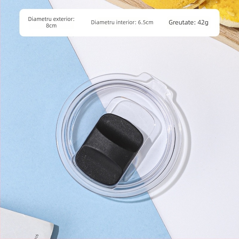 Capac magnetic pentru pahare 20oz/30oz, cu sigilare din silicon îngroșat