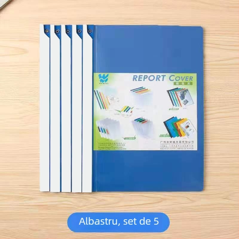 Dosar A4 cu levier rotativ pentru inserții, dosar de documente, CV și rapoarte de întâlnire