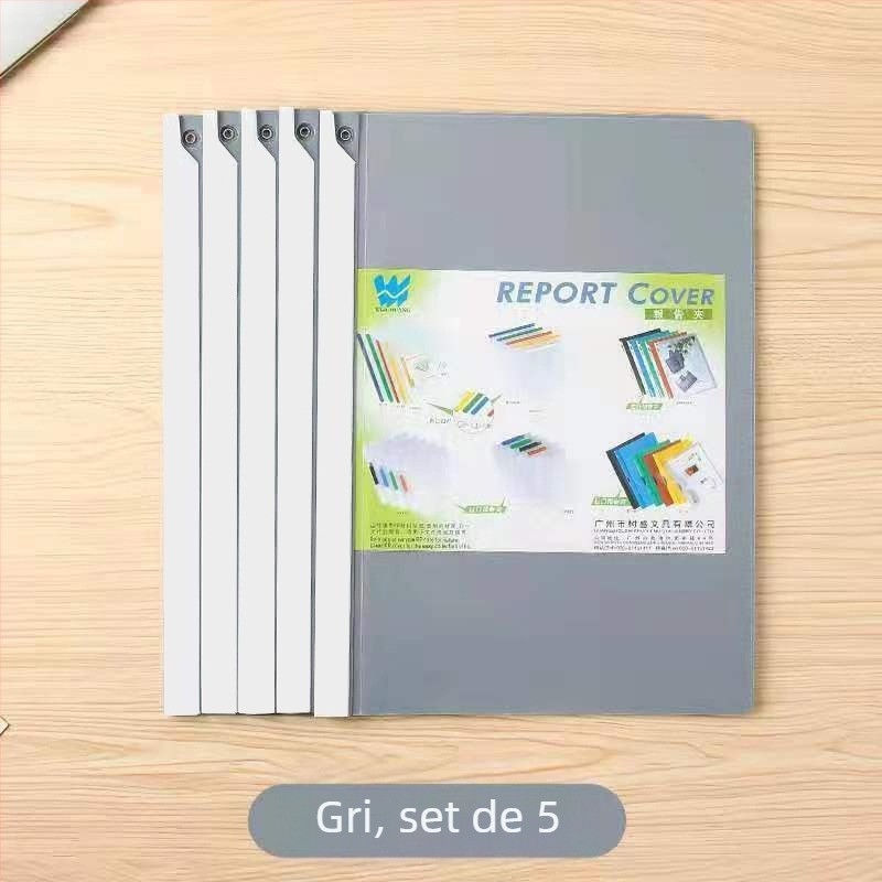 Dosar A4 cu levier rotativ pentru inserții, dosar de documente, CV și rapoarte de întâlnire
