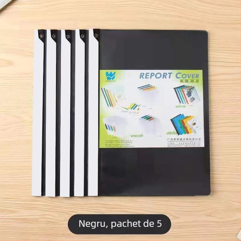 Dosar A4 cu levier rotativ pentru inserții, dosar de documente, CV și rapoarte de întâlnire