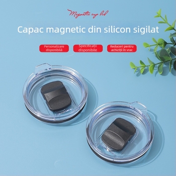 Ceșă auto izolată din oțel inoxidabil, cu capac magnetic și capac cu apăsare, 14/16/20/30 oz