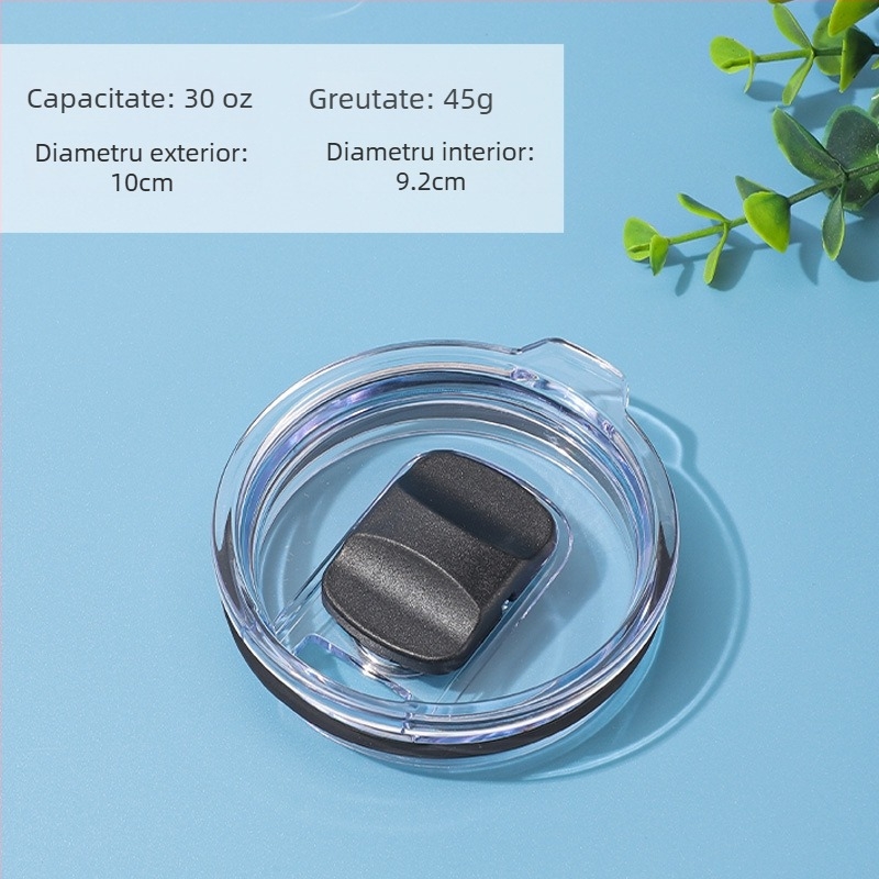 Ceșă auto izolată din oțel inoxidabil, cu capac magnetic și capac cu apăsare, 14/16/20/30 oz