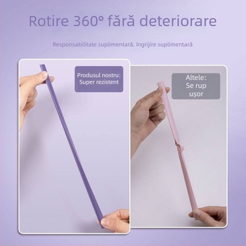 Dosar PP A4 cu clemă pe tijă, deschidere lateral rotativă – capacitate mare pentru documente și lucrări ale elevilor