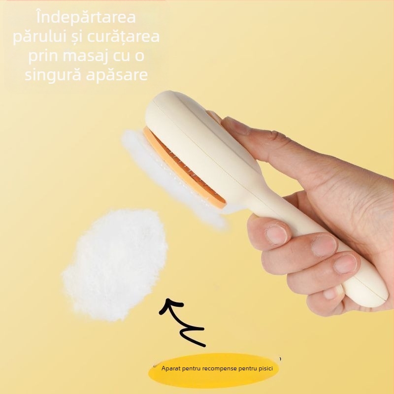 Set de îngrijire a pisicilor: pieptene pentru păr căzut, foarfecă pentru unghii, pieptene anti purici, mănuși de îngrijire și perie de păr