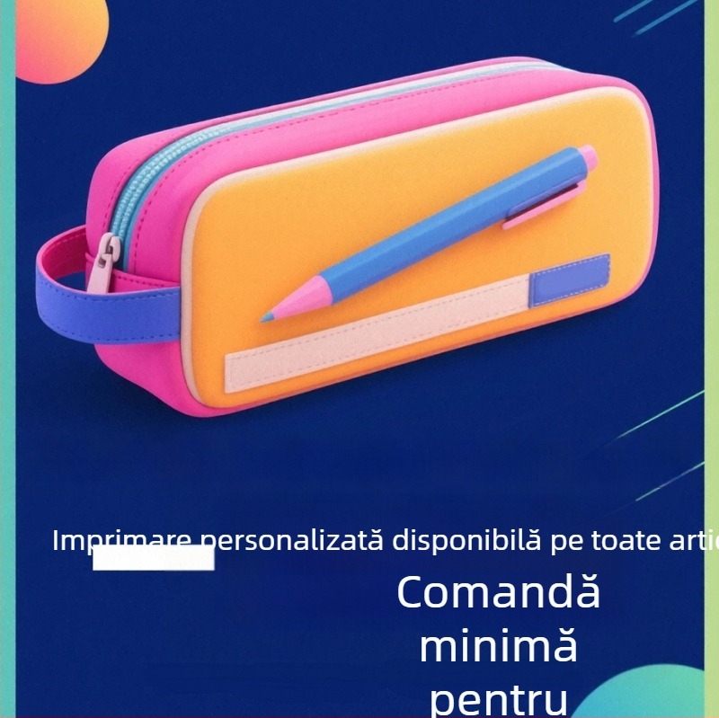 Penar școlar spațios, stil simplu, unisex, pentru gimnaziu și liceu